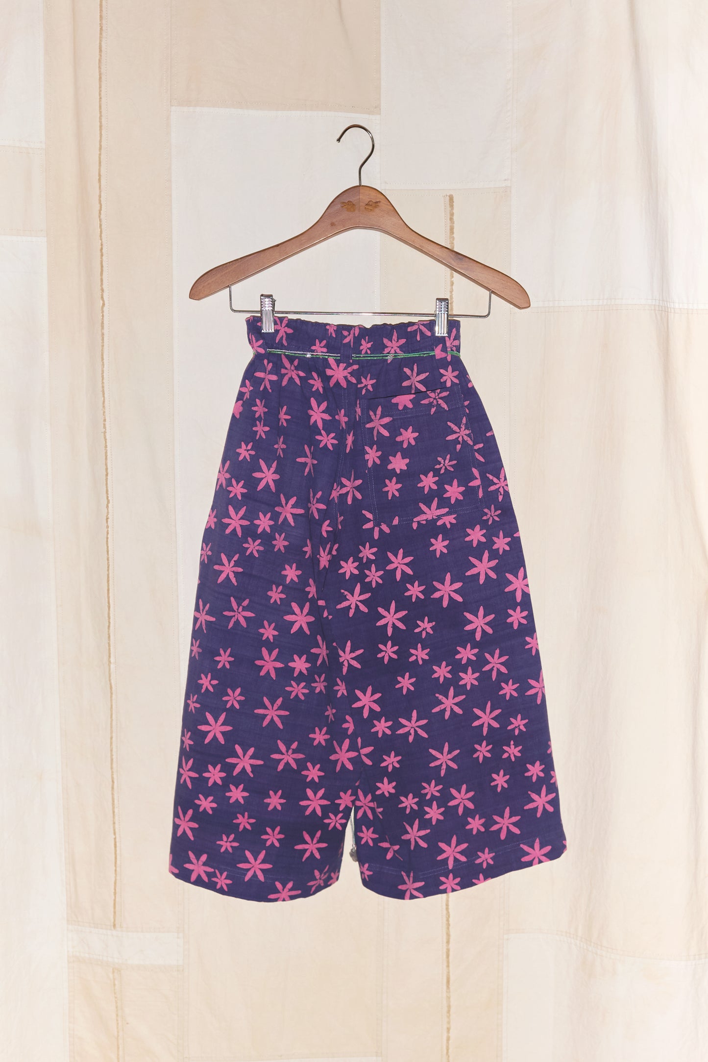 Batik Cullote In Purple