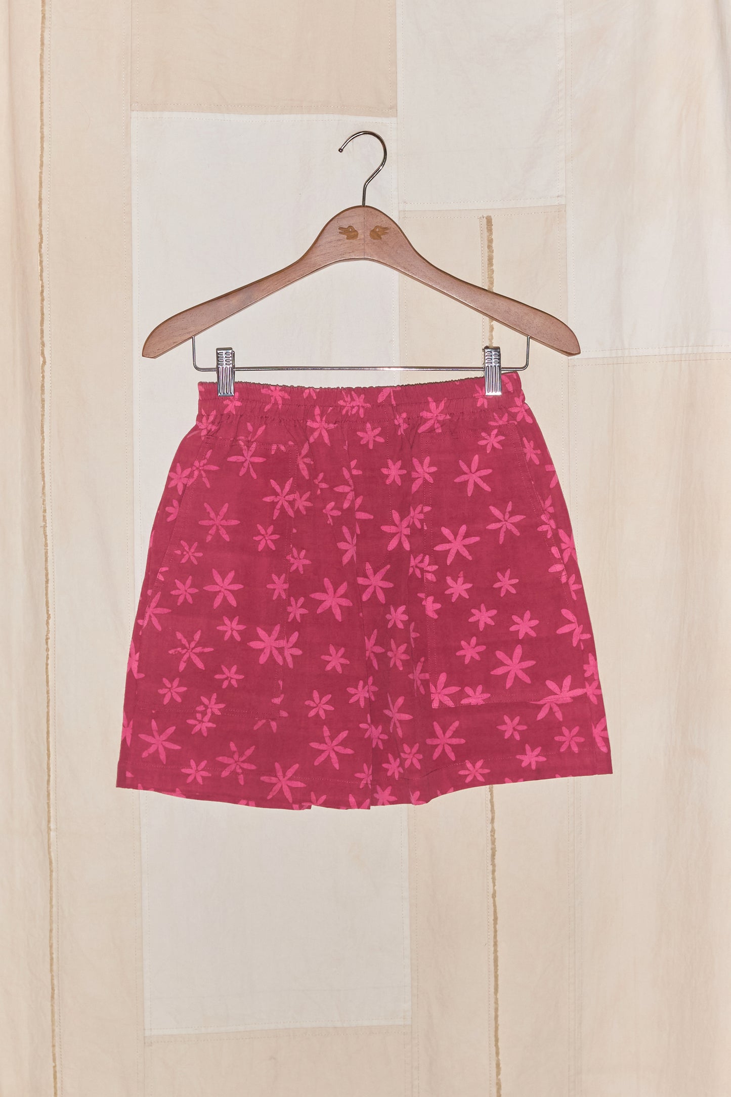 Batik Short In Red