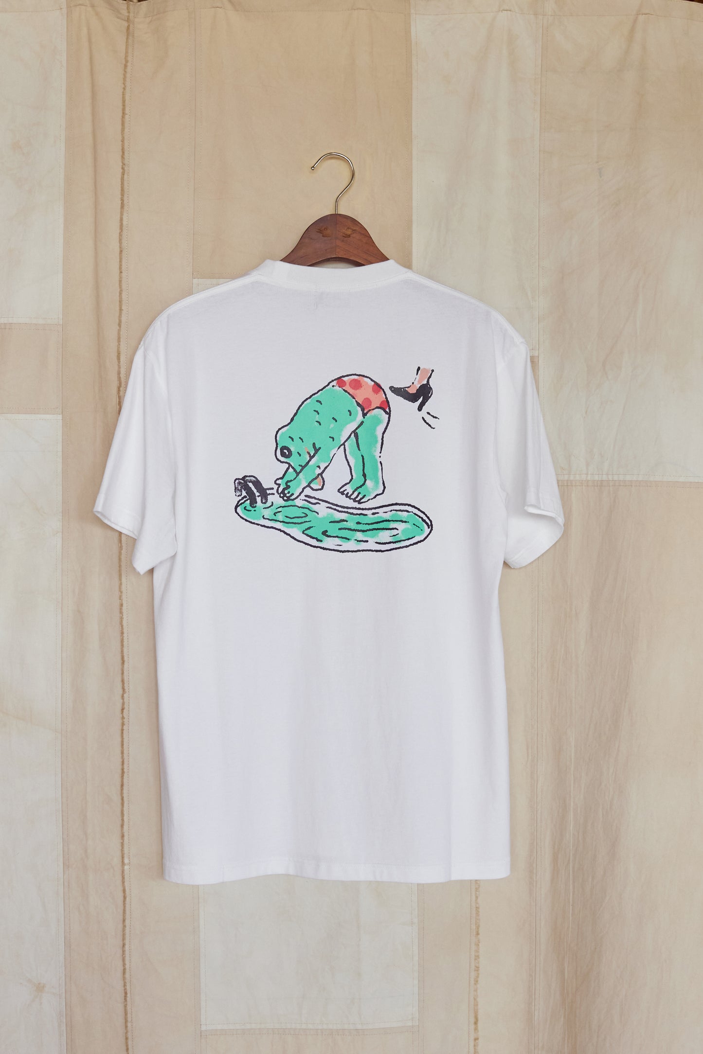 Adult Dug Down T-Shirt in White