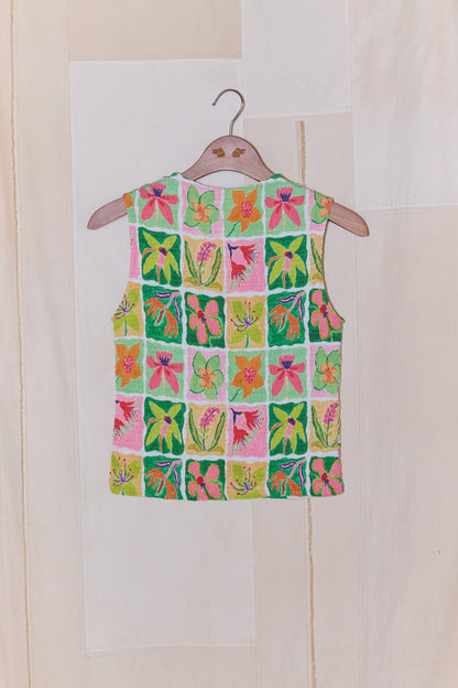 Flora Scrunch Top