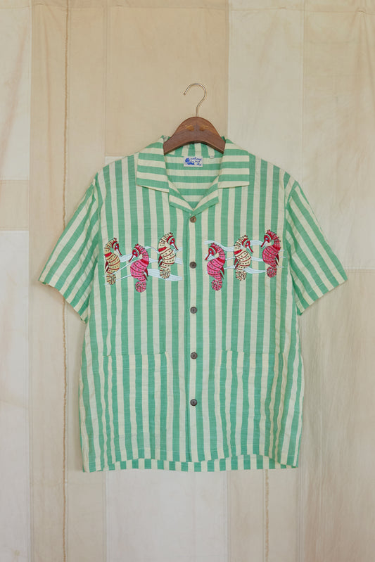 Seahorse Beach Shirt In Green