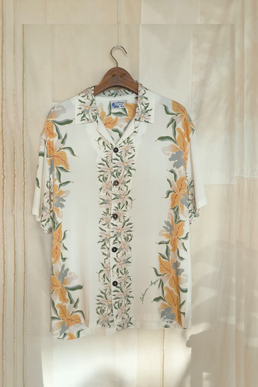 Hibiscus White Shirt